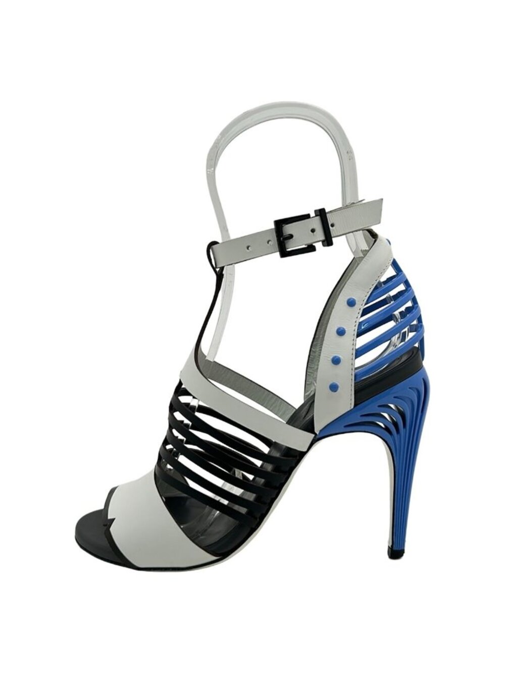 Fendi Sandals White Leather